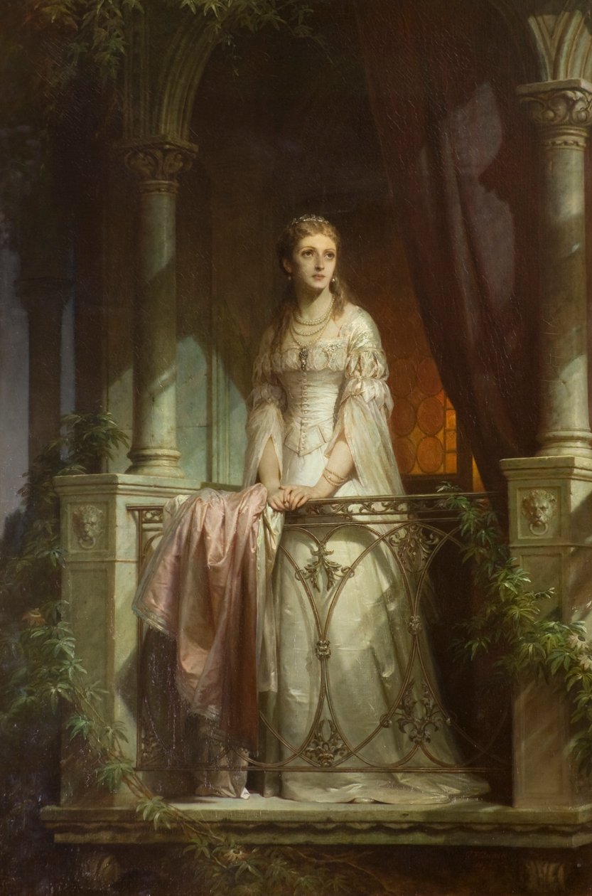 Juliet on the Balcony by Thomas Francis Dicksee