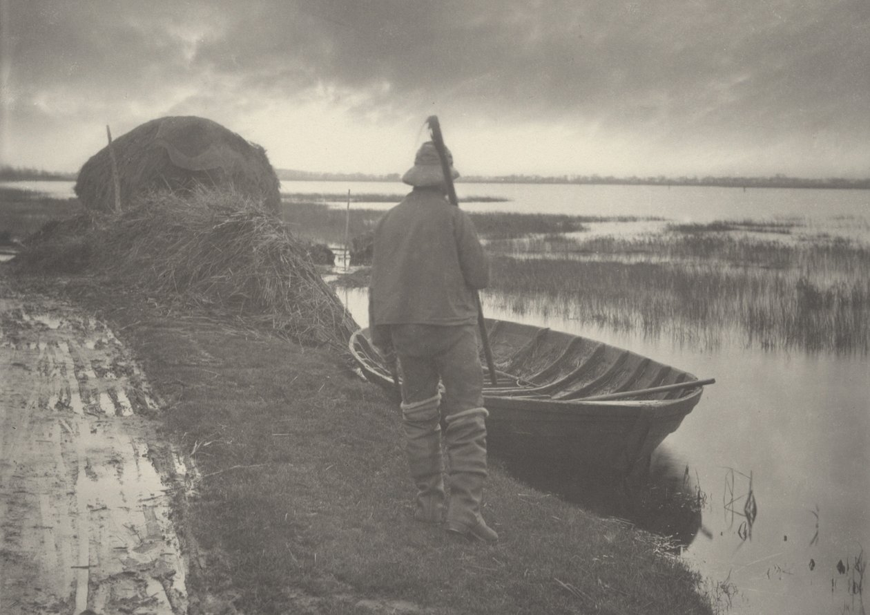 Marshman Going to Cut Schoof-Stuff, 1886 by Thomas Frederick Goodall