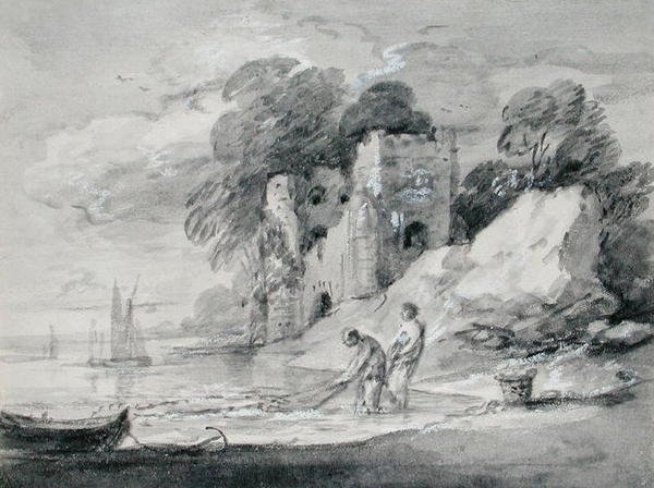 Hauling the Seine Net by Thomas Gainsborough
