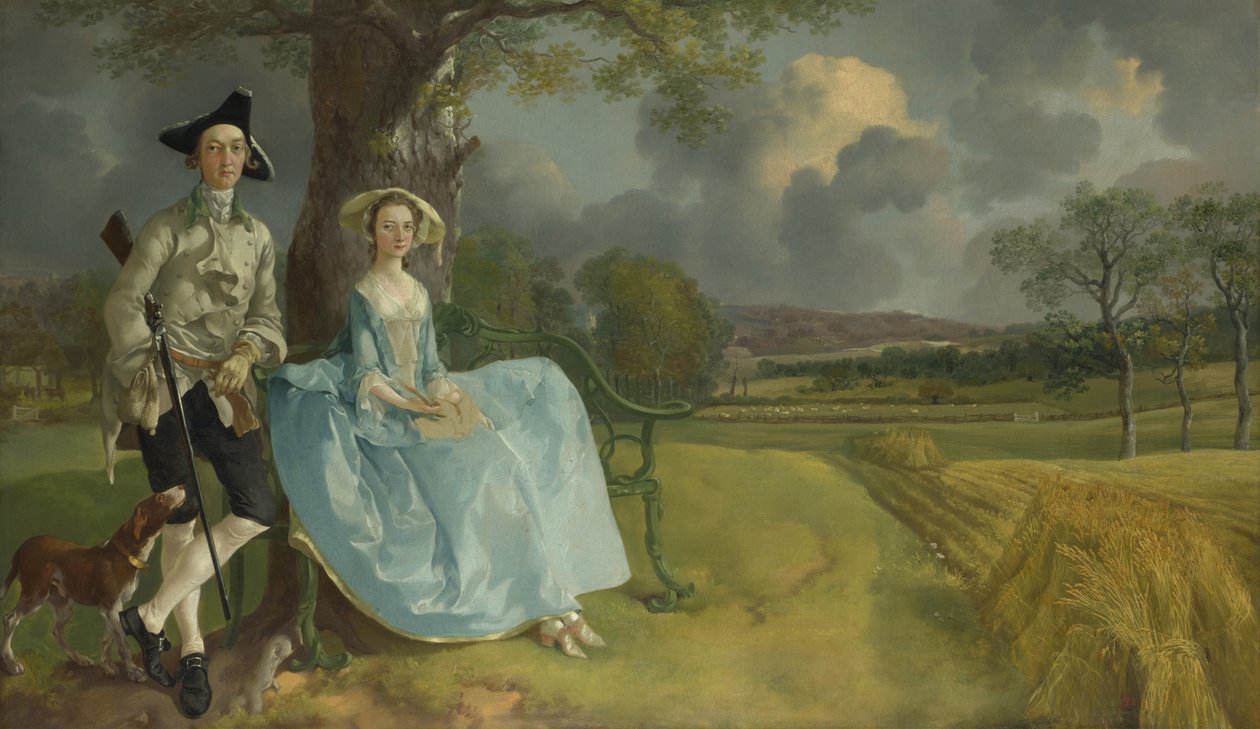 Mr and Mrs Andrews, 1750 by Thomas Gainsborough