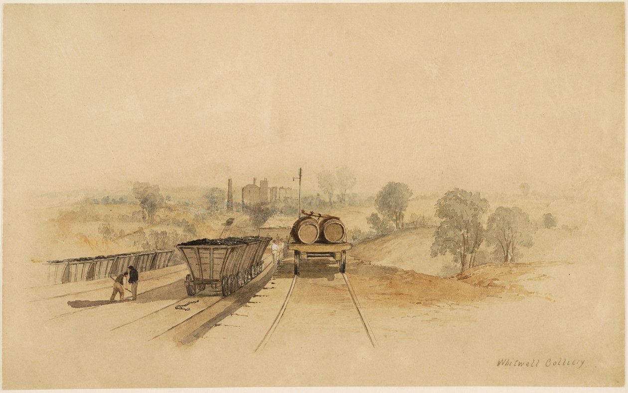 Whitwell Colliery by Thomas H. Hair
