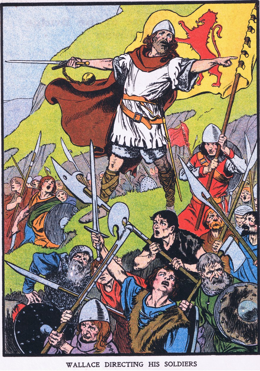 Wallace directing his soldiers by Thomas Heath Robinson