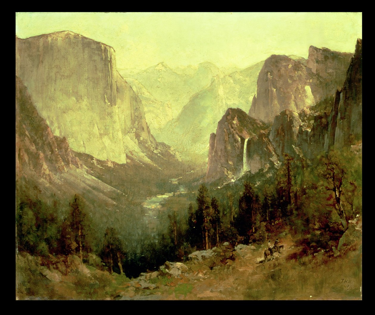 Hunting in Yosemite by Thomas Hill