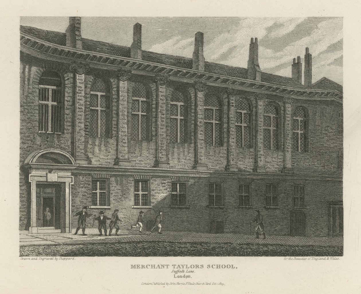 Merchant Taylors School by Thomas Hosmer Shepherd