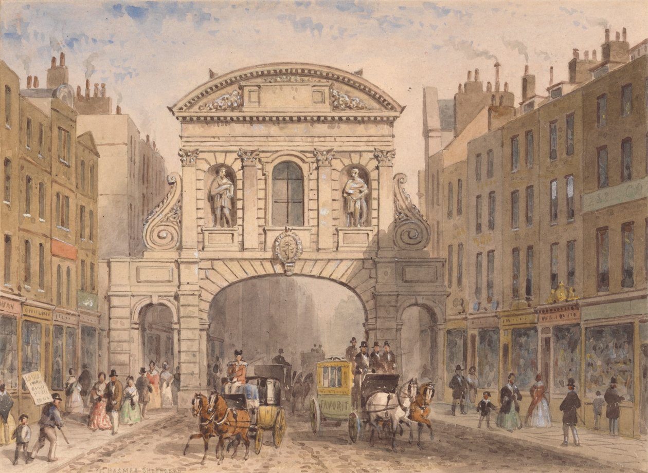 Temple Bar by Thomas Hosmer Shepherd