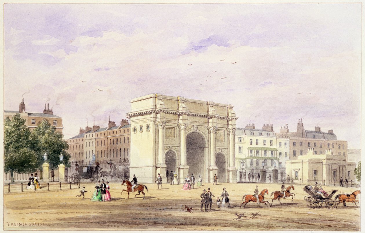 The Marble Arch by Thomas Hosmer Shepherd