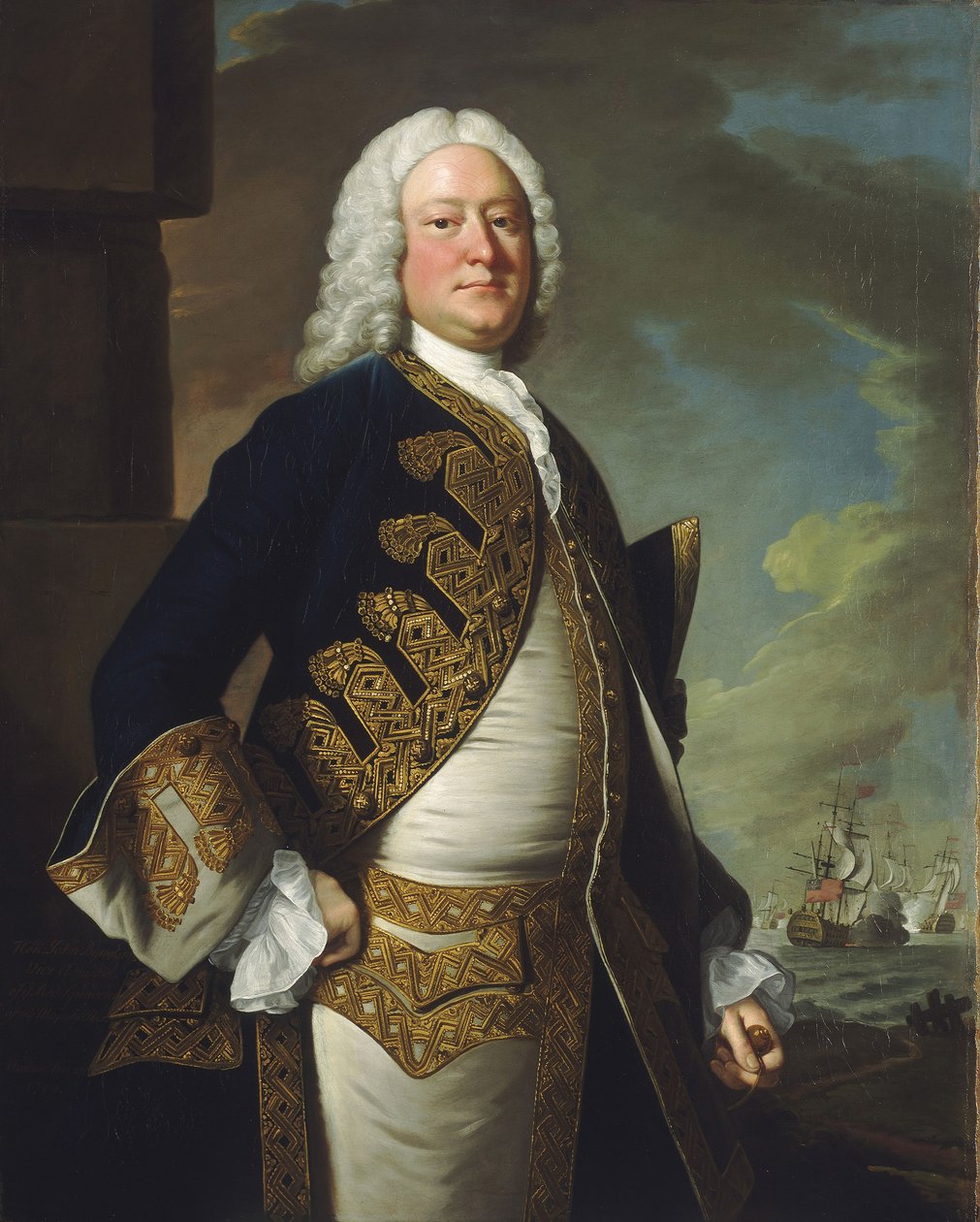 Admiral John Byng (1704-1757) by Thomas Hudson
