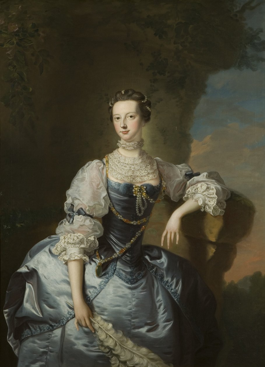 Portrait of Mrs Emma Harvey by Thomas Hudson