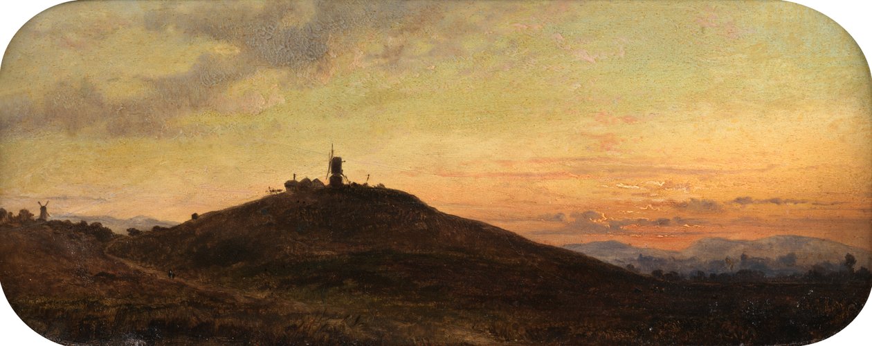 Windmill at Sunset by Thomas Jr. Whittle