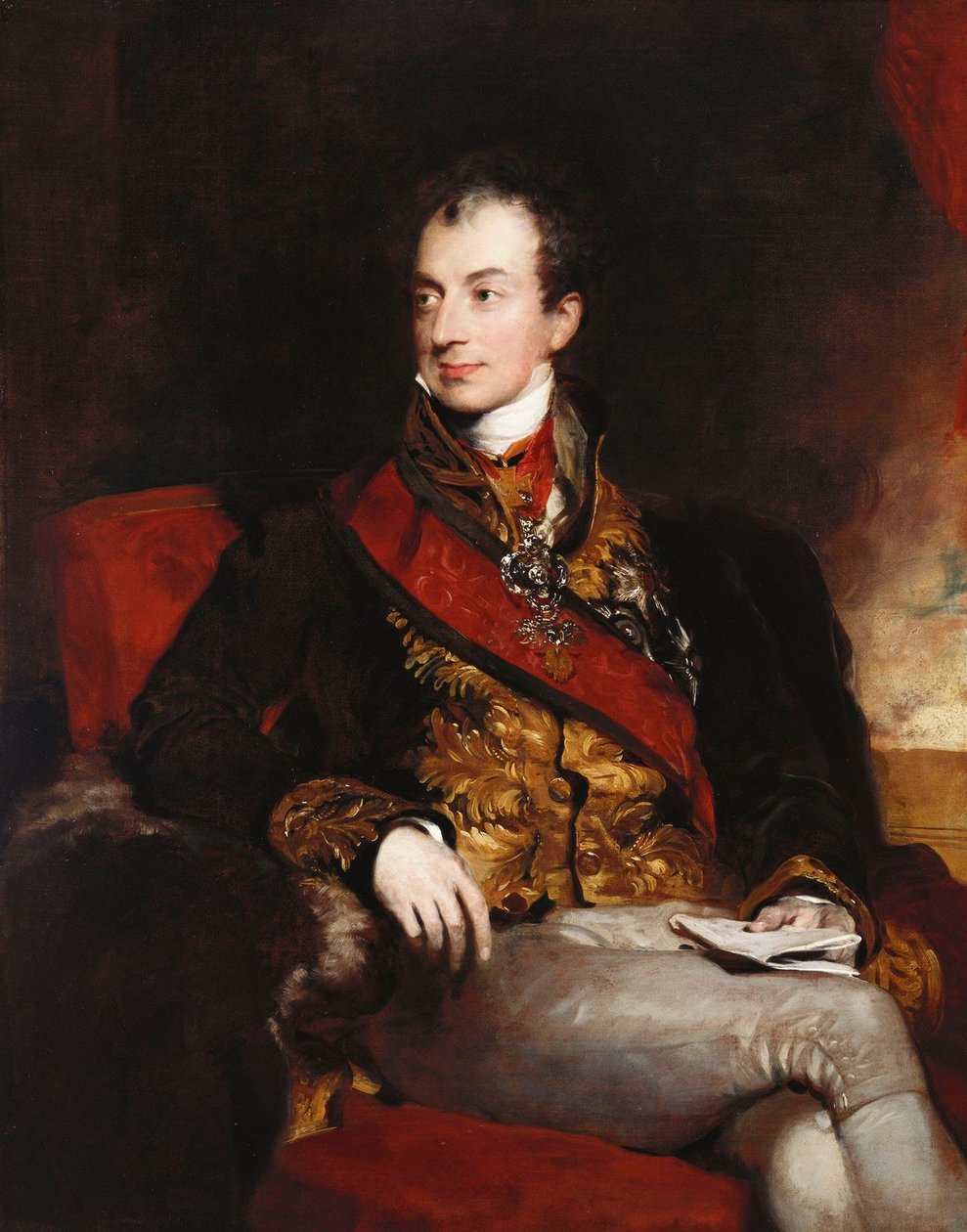 Clemens Lothar Wenzel, Prince Metternich (1773-1859) by Thomas Lawrence