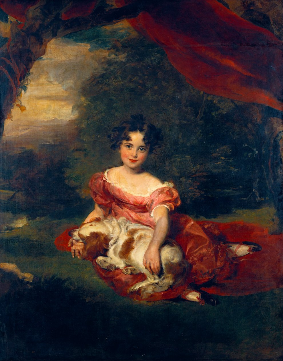 Portrait Of Miss Julia Beatrice Peel by Thomas Lawrence