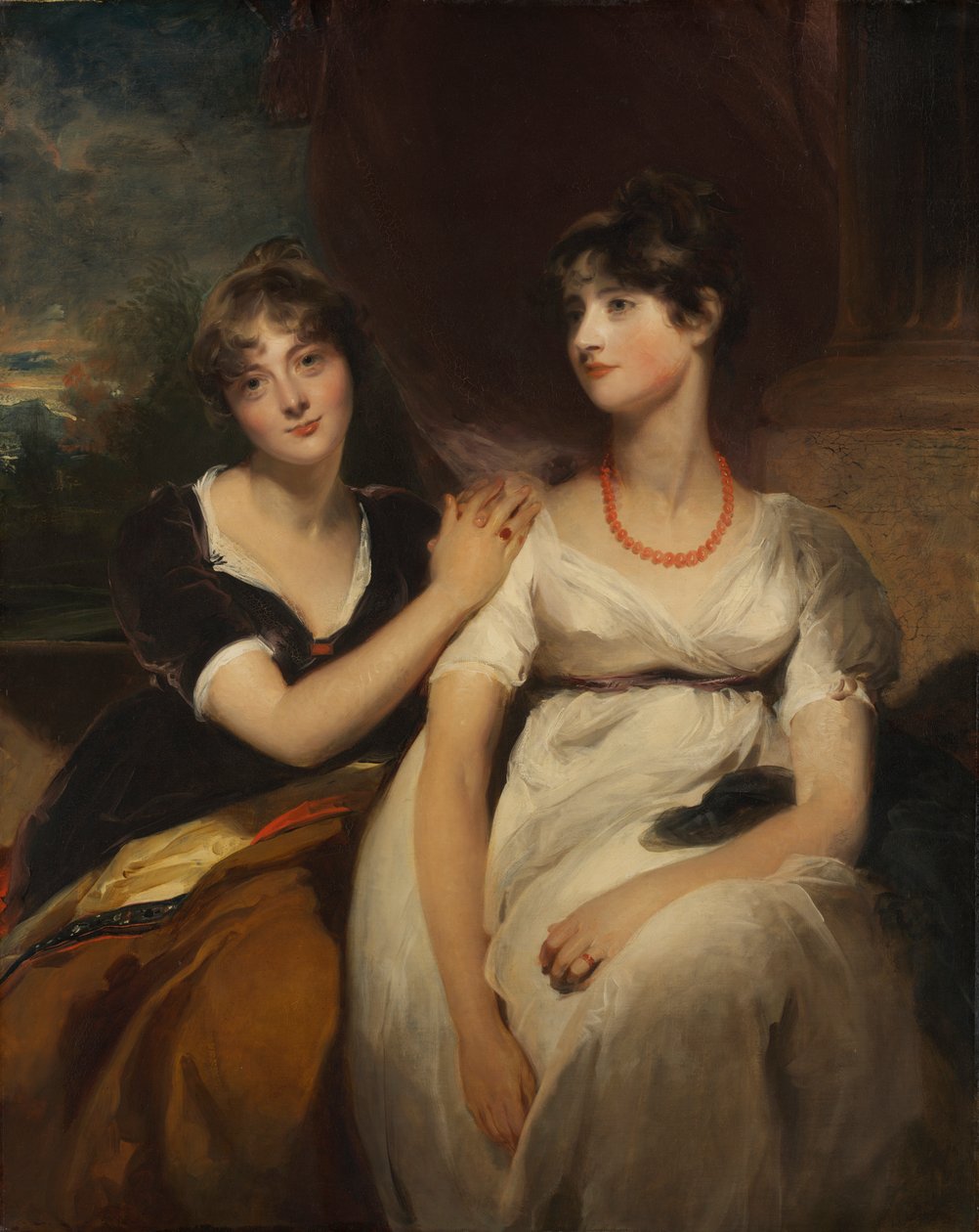 Portrait of Charlotte and Sarah Carteret-Hardy by Thomas Lawrence