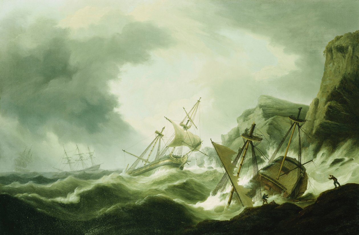 A Shipwreck by Thomas Luny