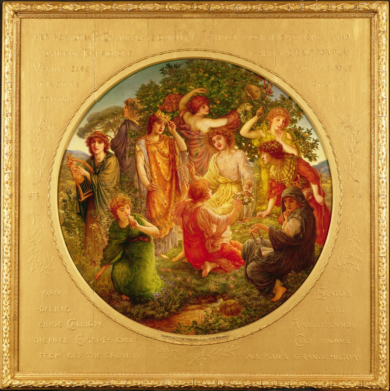 Apollo and the Muses by Thomas Matthews Rooke