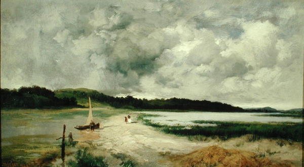 A Passing Shower on Long Island by Thomas Moran