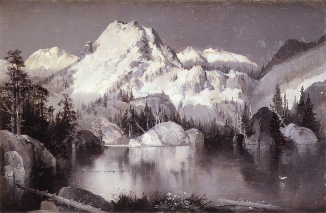 Crystal Lake by Thomas Moran