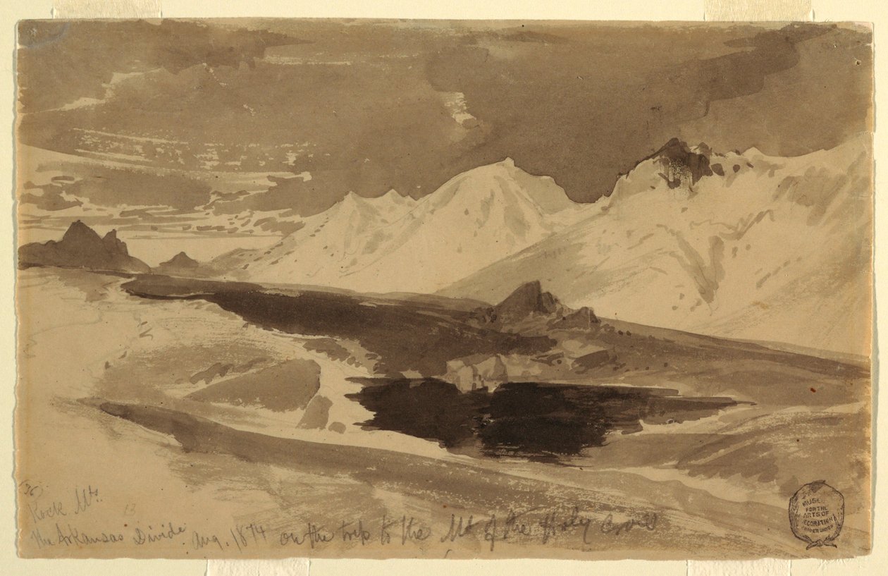 The Arkansas Divide, August 1874 by Thomas Moran