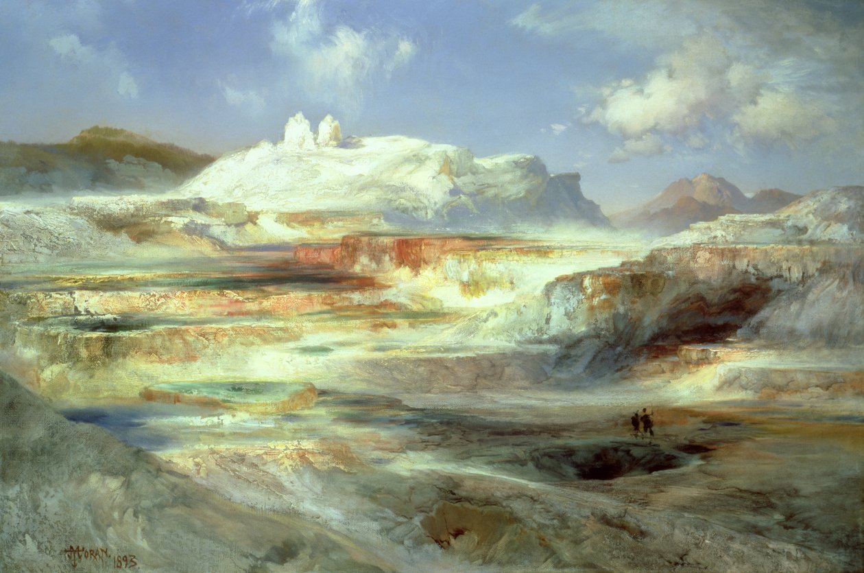 Jupiter Terrace, Yellowstone by Thomas Moran