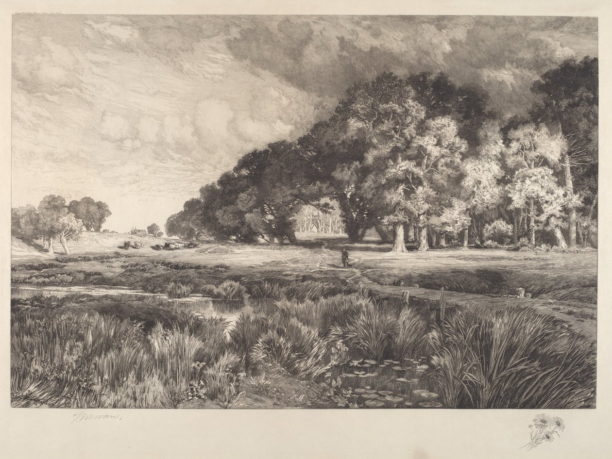 Long Island Landscape by Thomas Moran