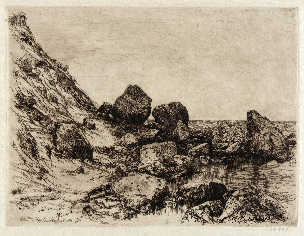 Montauk Point by Thomas Moran