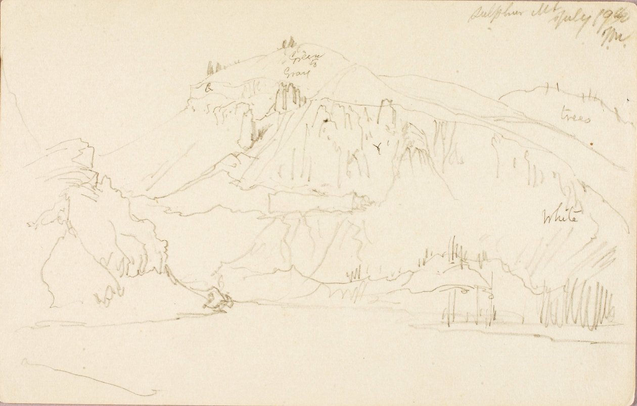 Sulphur Mountain by Thomas Moran