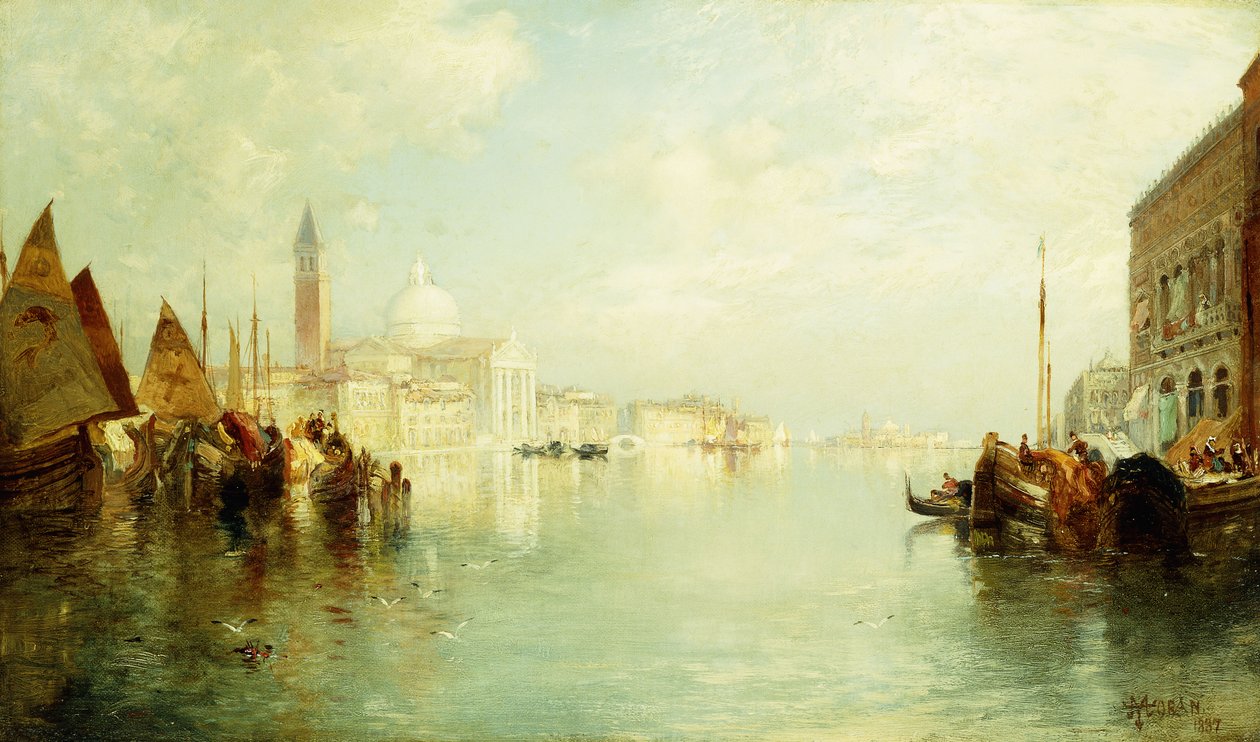 The Grand Canal by Thomas Moran