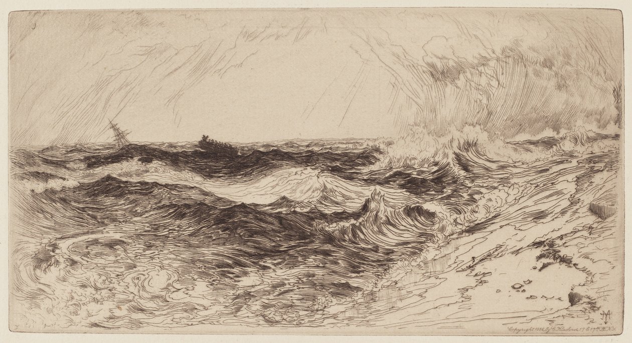 The Resounding Sea by Thomas Moran