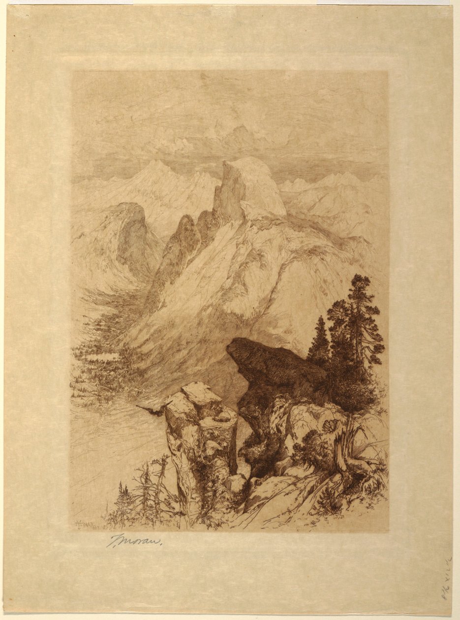 The South Dome, Yosemite Valley by Thomas Moran
