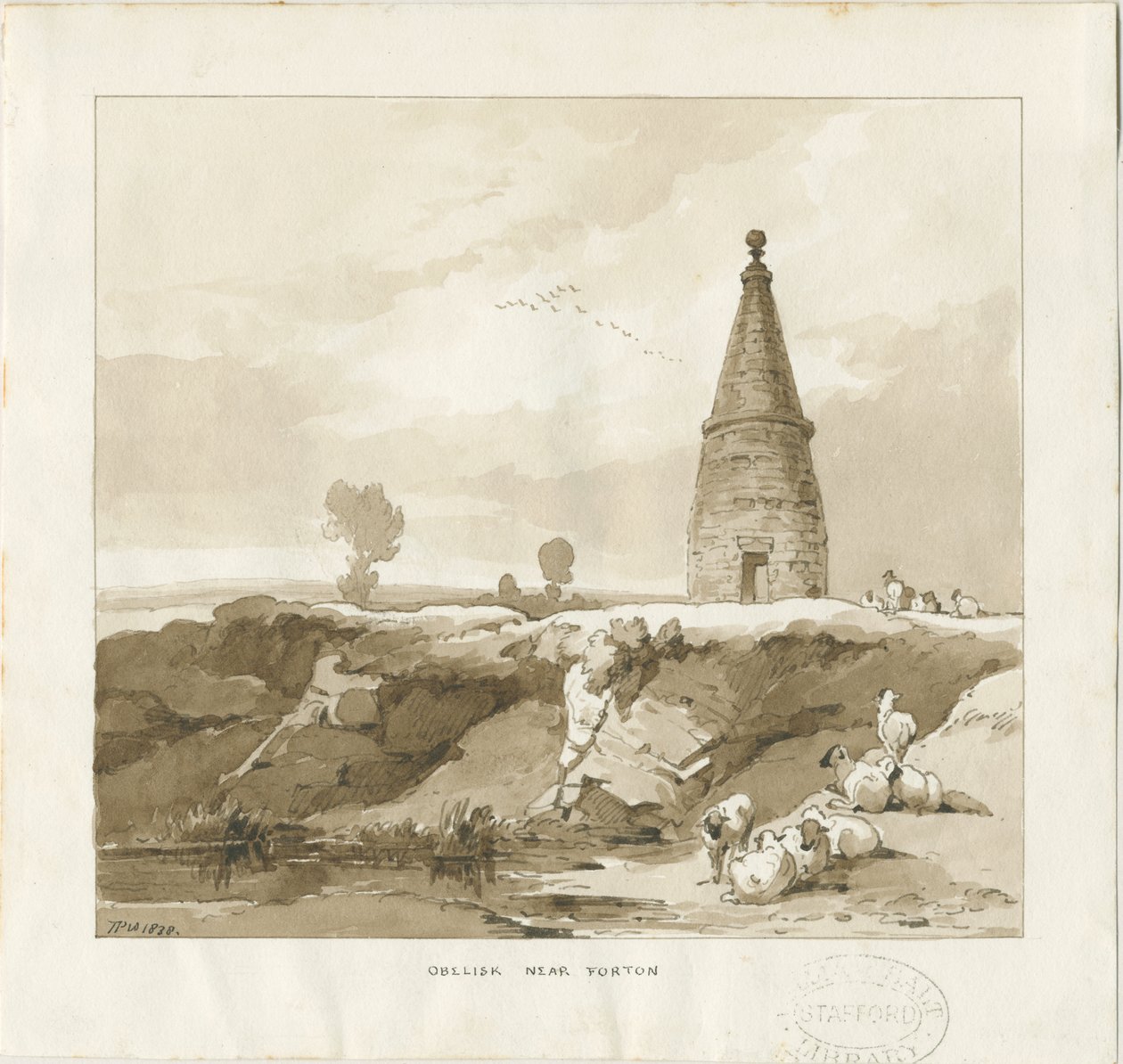 Forton - Obelisk by Thomas Peploe Wood