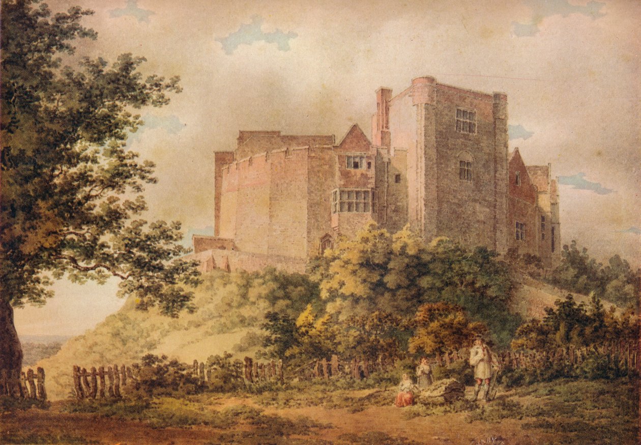 Tamworth Castle by Thomas Richard Underwood