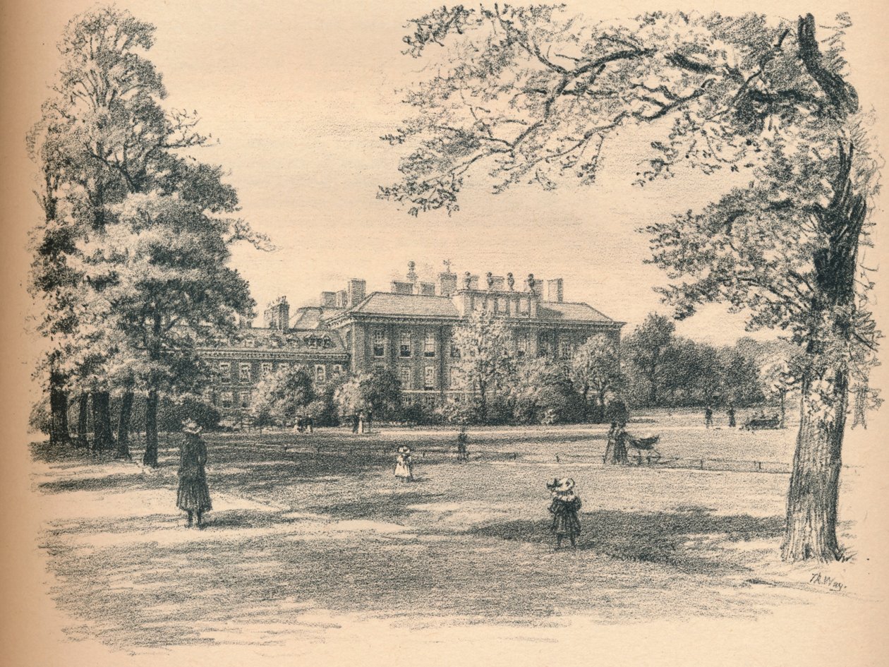 South Front of Kensington Palace by Thomas Robert Way