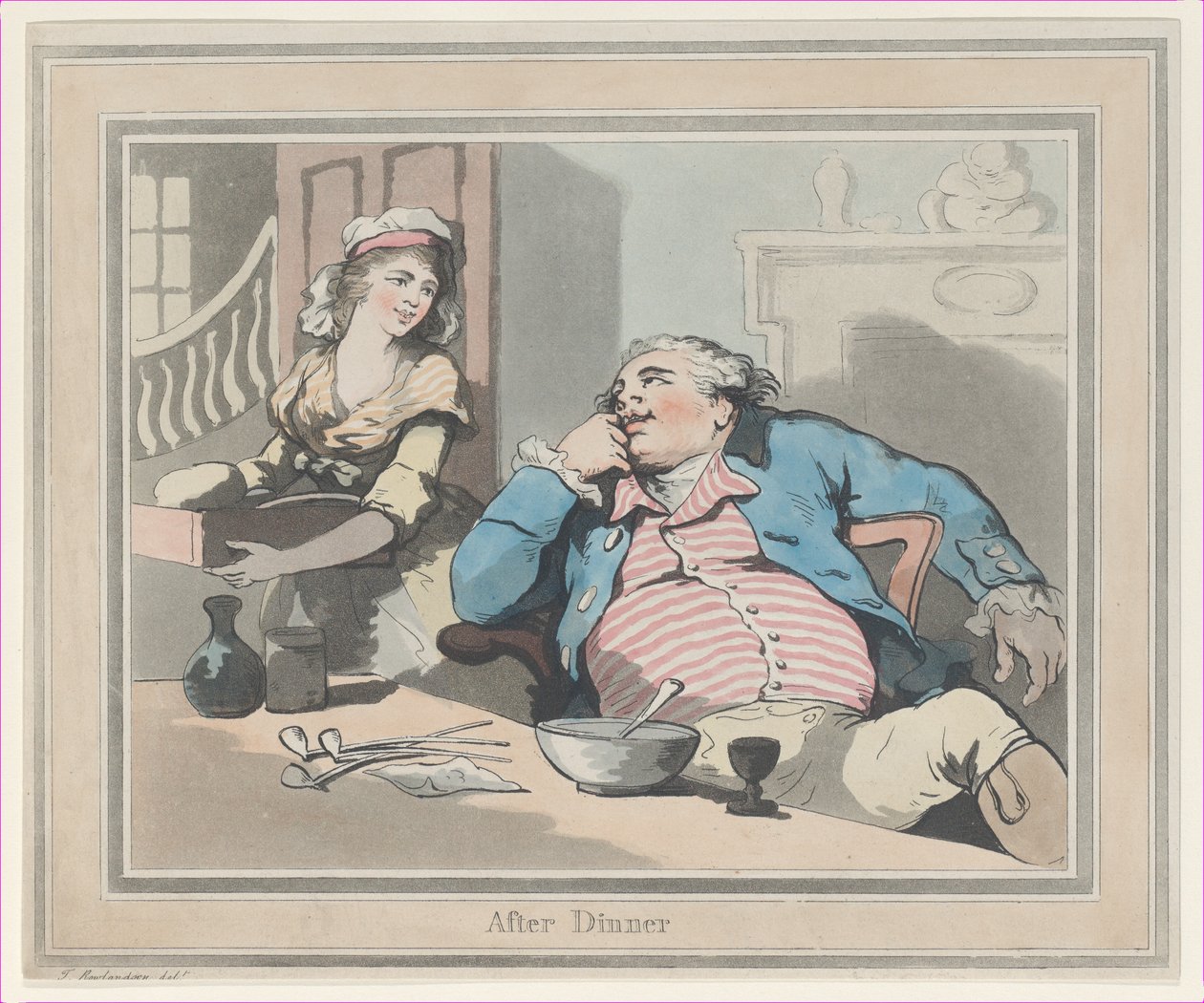 After Dinner by Thomas Rowlandson