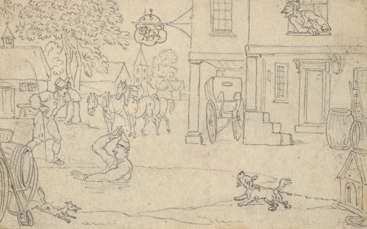Album Drawing by Thomas Rowlandson
