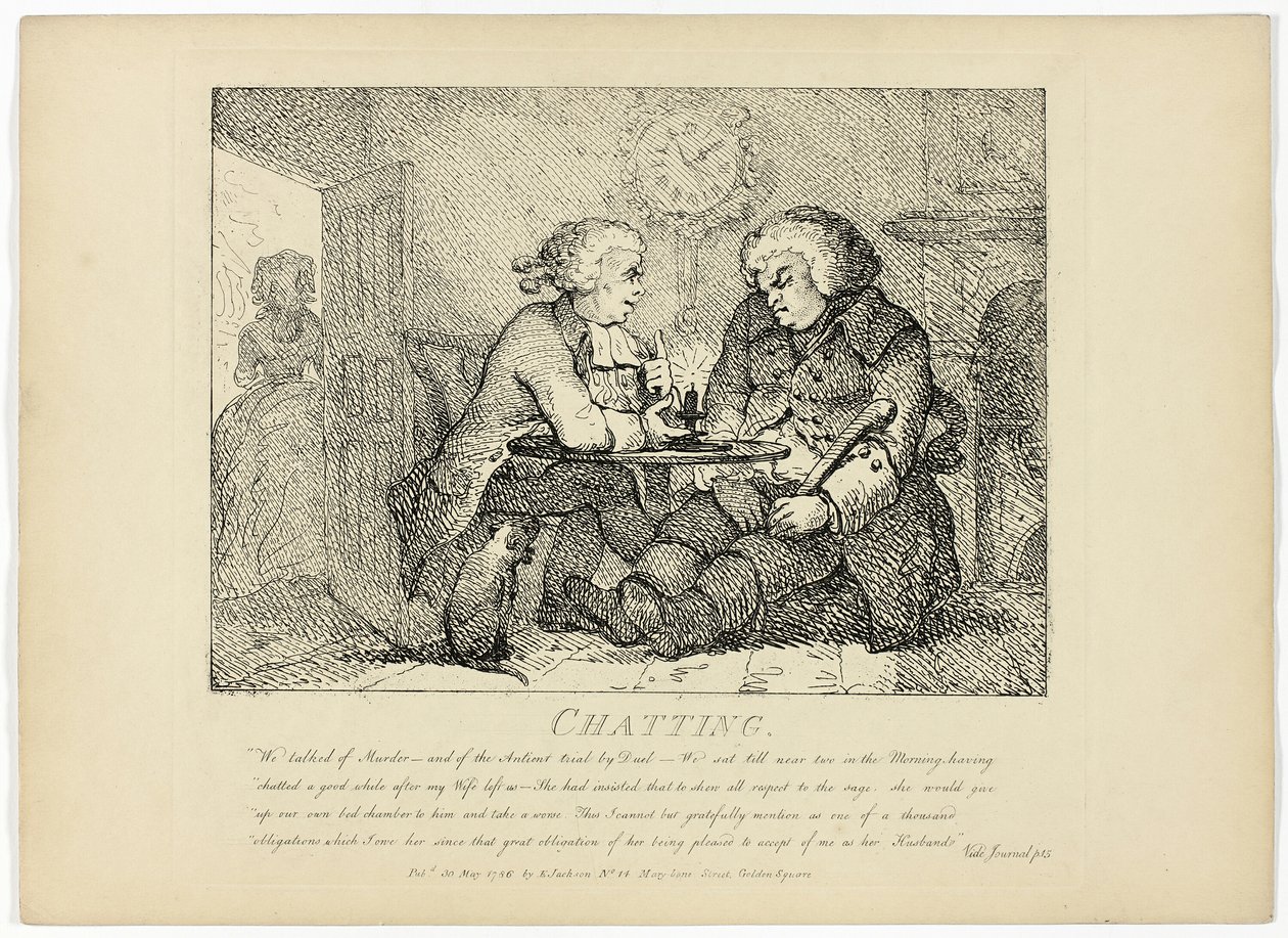 Chatting, from Boswell