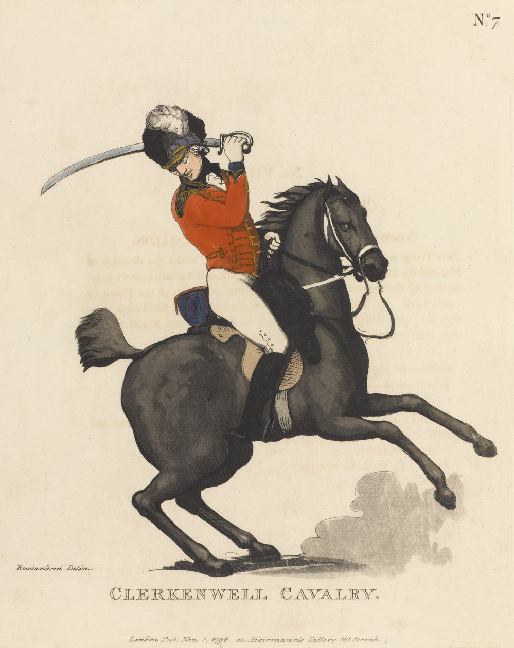 Clerkenwell Cavalry, c.1799 by Thomas Rowlandson