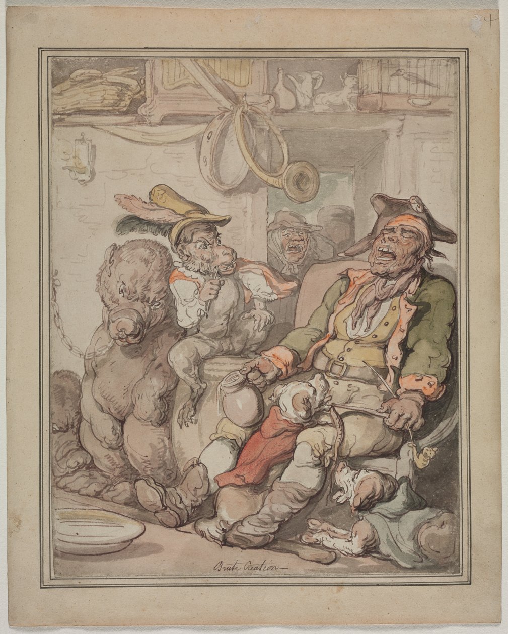Comparative Anatomy Study by Thomas Rowlandson