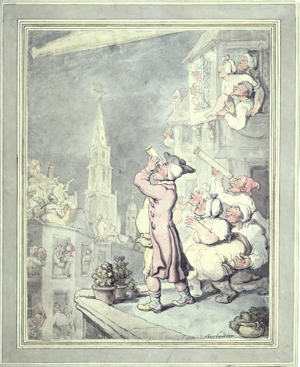 The Comet, 1811 by Thomas Rowlandson