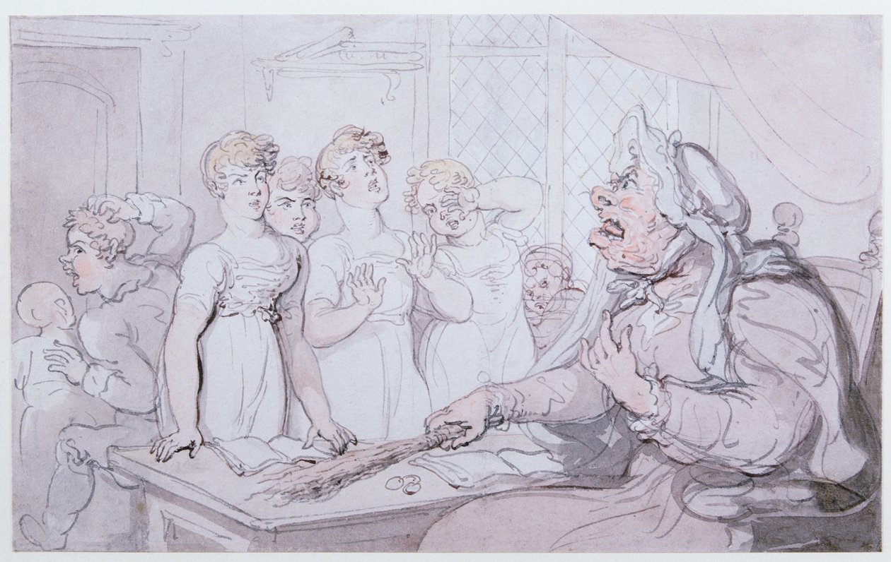 The Cruel Mistress by Thomas Rowlandson