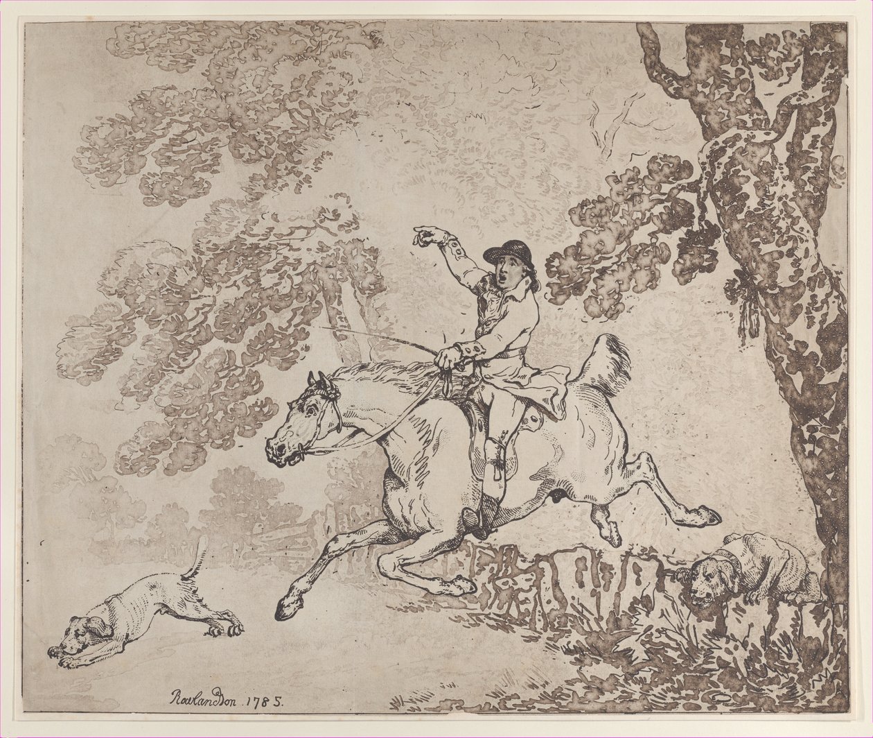 The Huntsman, 1785 by Thomas Rowlandson