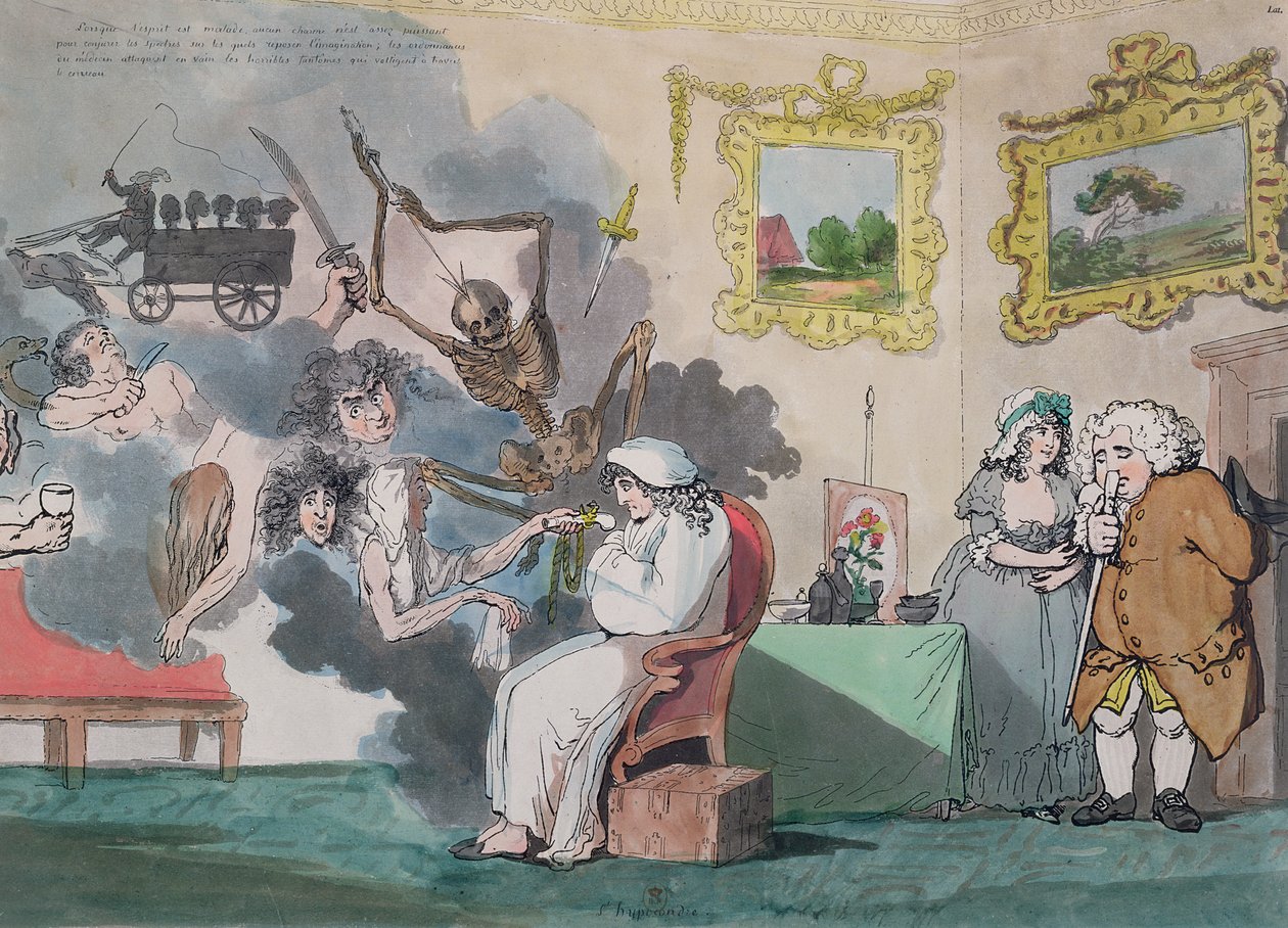 The Hypochondriac by Thomas Rowlandson