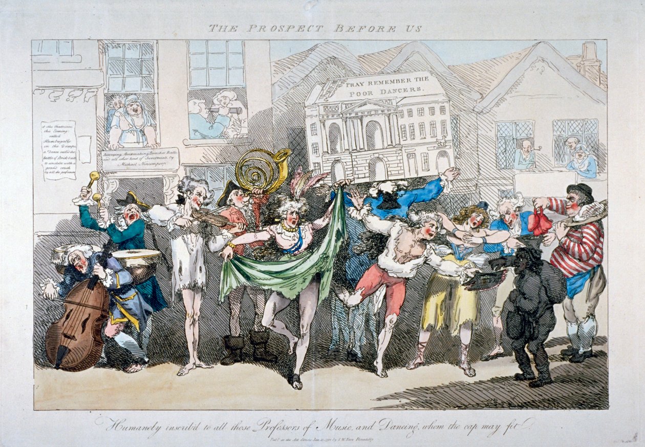 The Prospect Before Us by Thomas Rowlandson