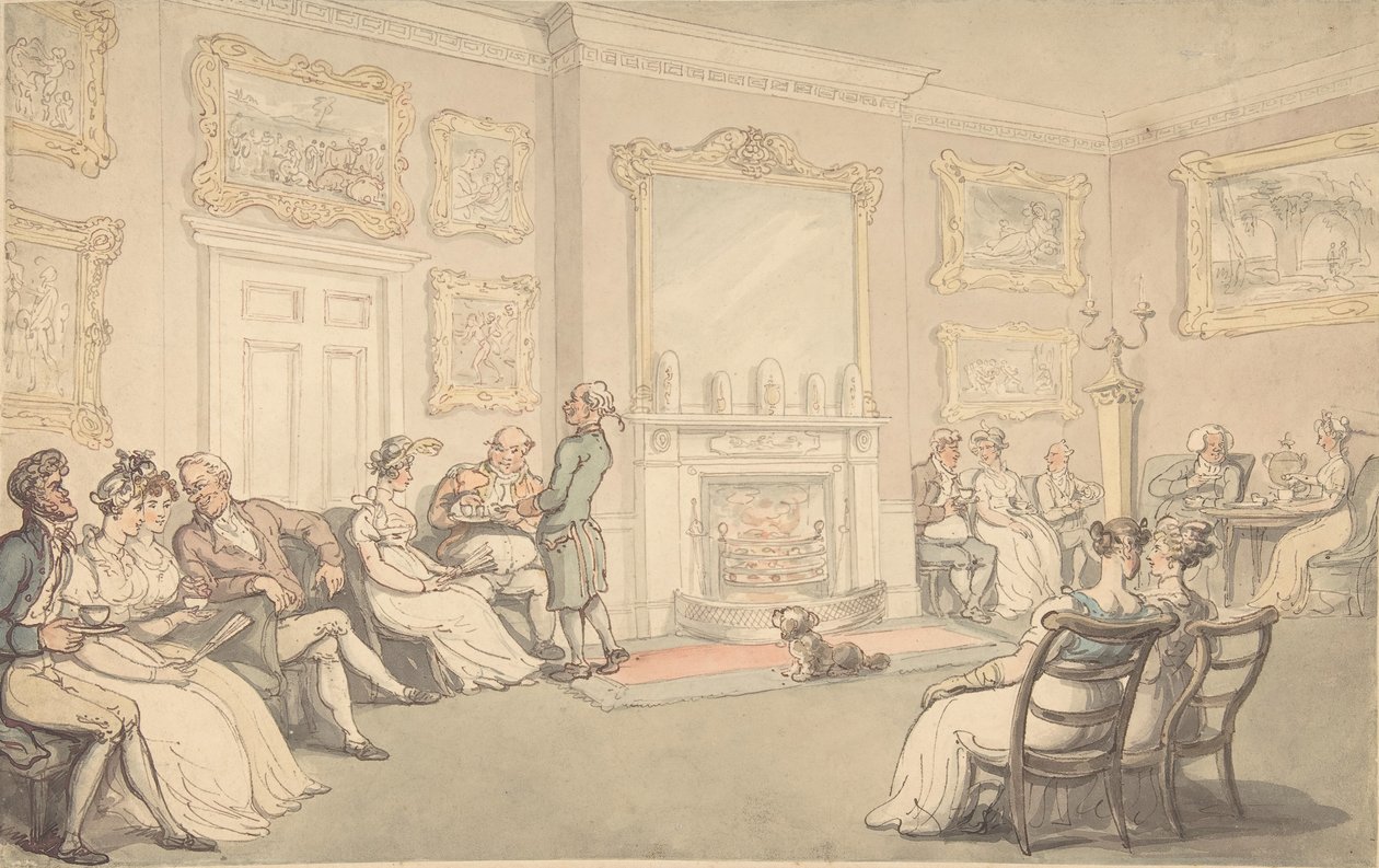The Reception by Thomas Rowlandson
