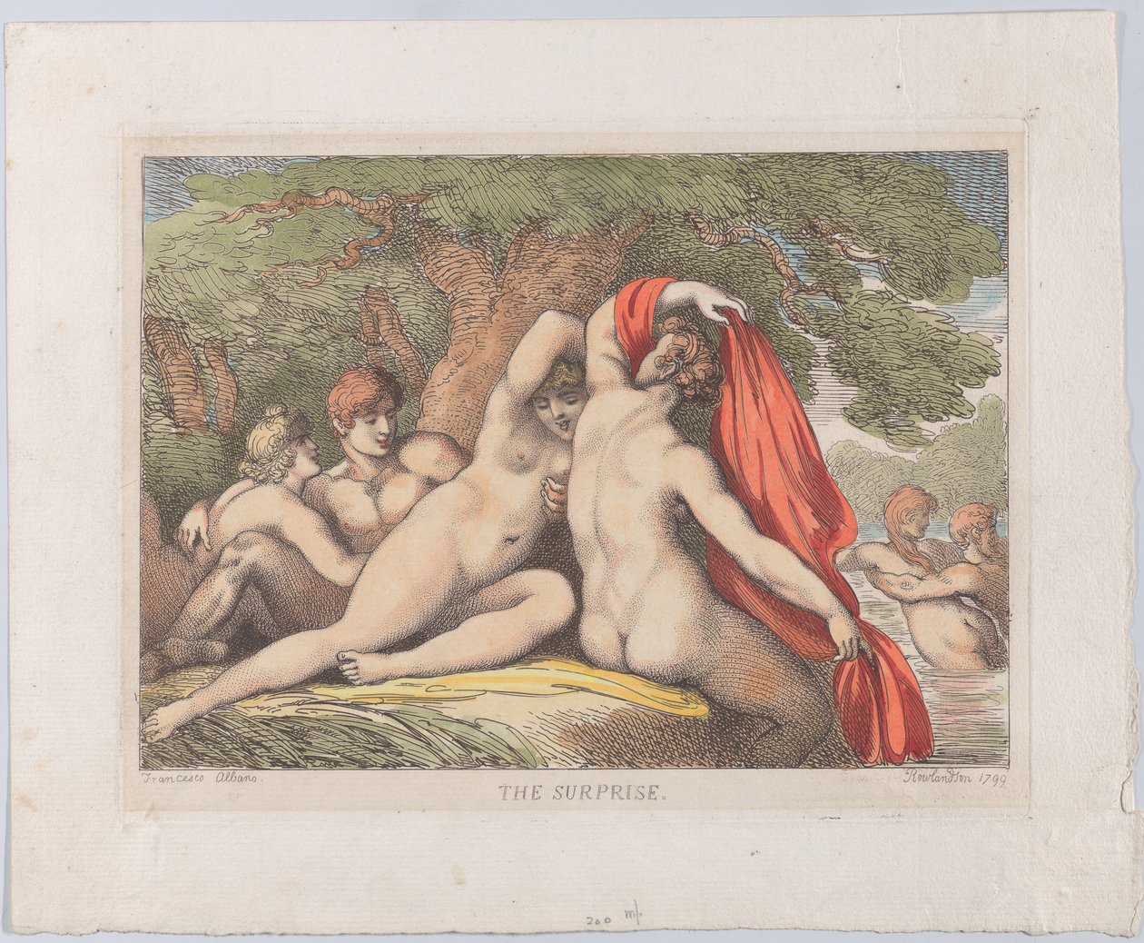 The Surprise, 1799 by Thomas Rowlandson