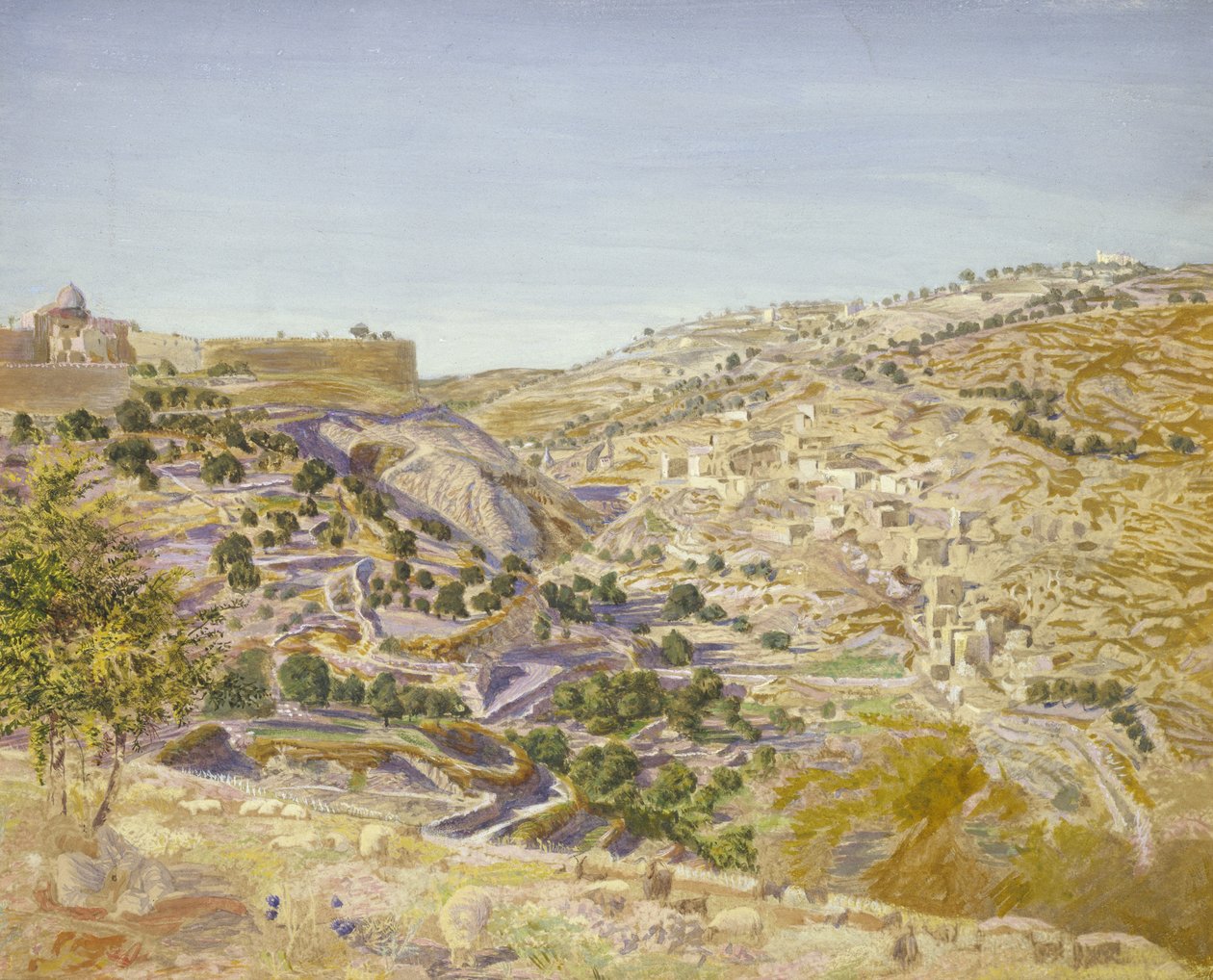View of Jerusalem, 1854 by Thomas Seddon
