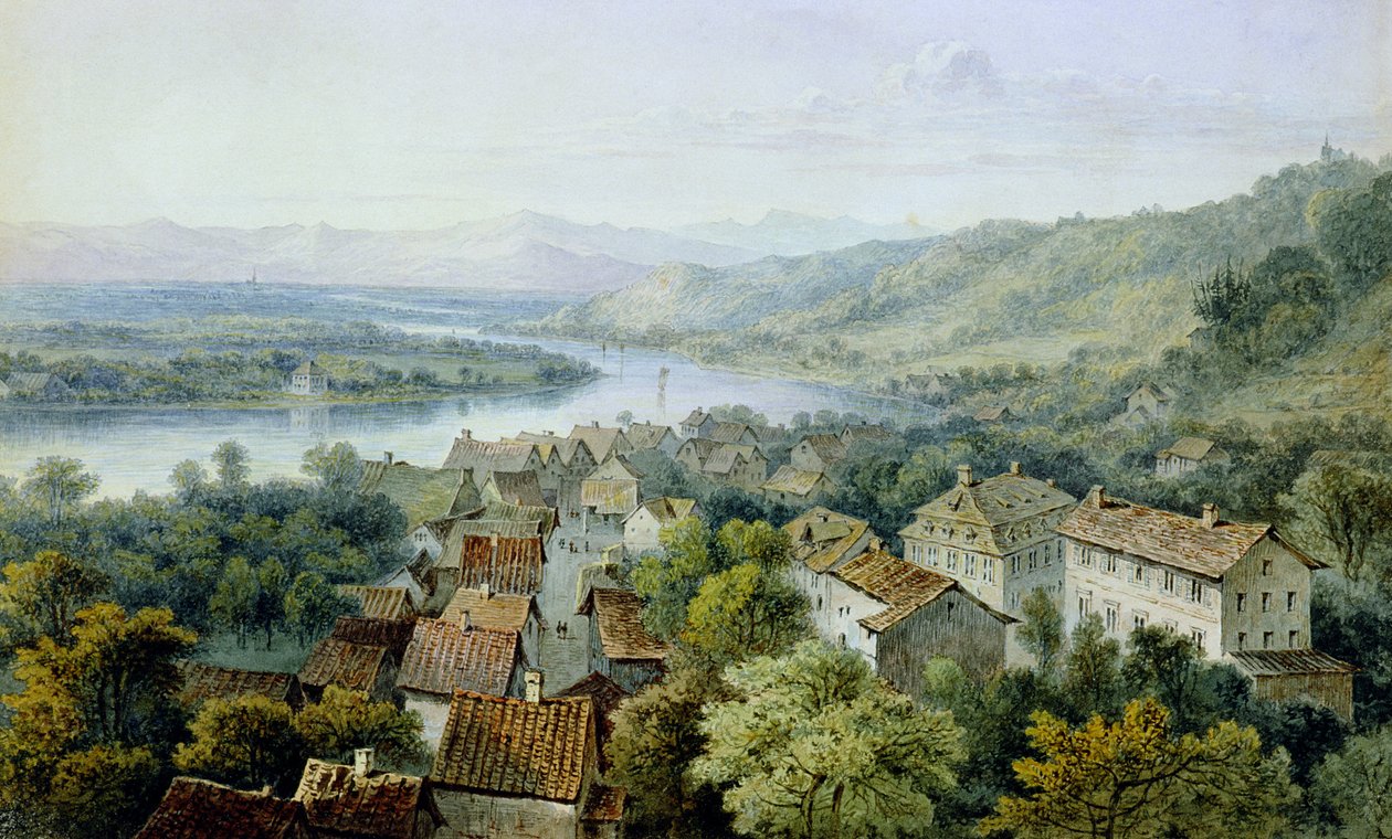 A View of Karlsruhe by Thomas Sidney Cooper
