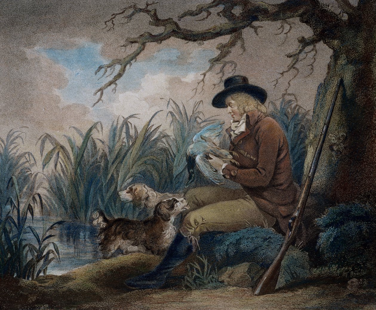 Duck hunting by Thomas Simpson