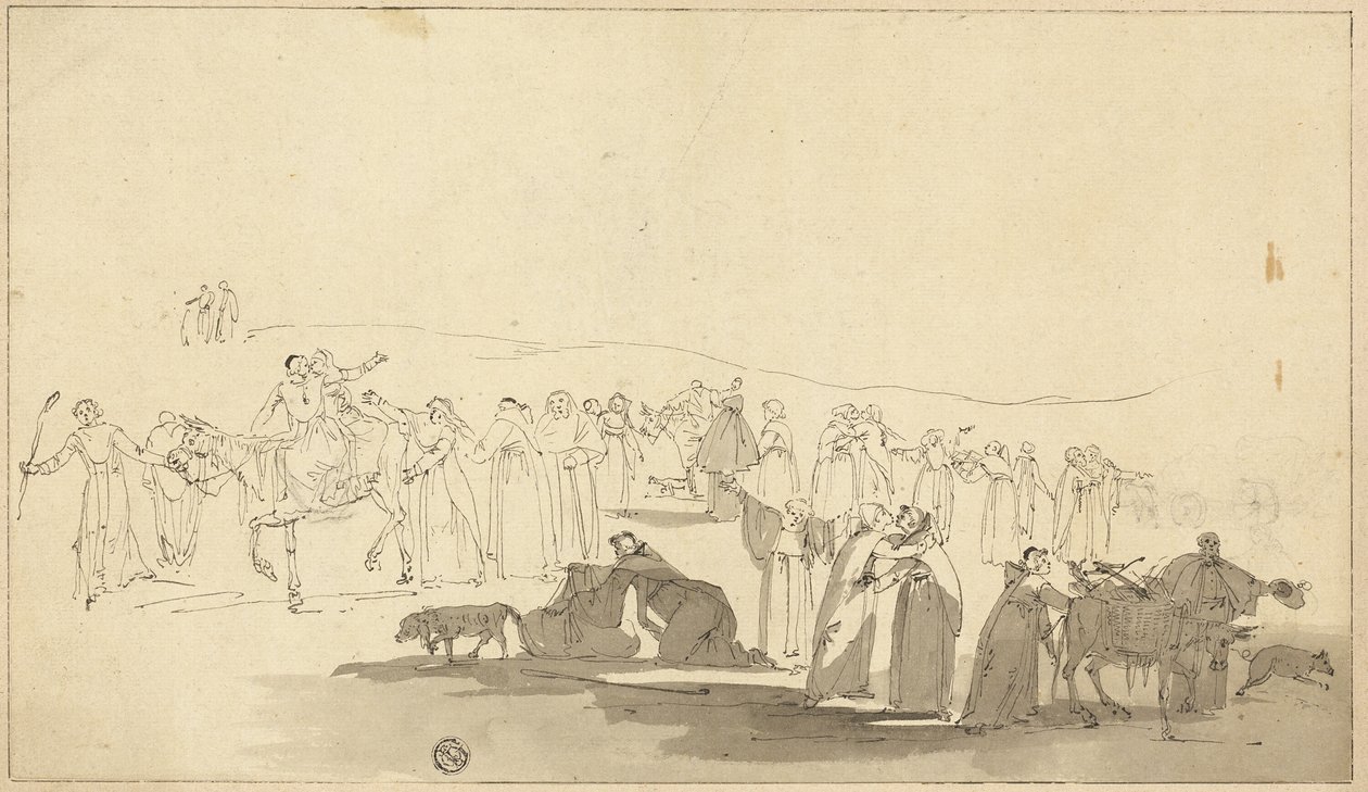 Canterbury Pilgrims by Thomas Stothard