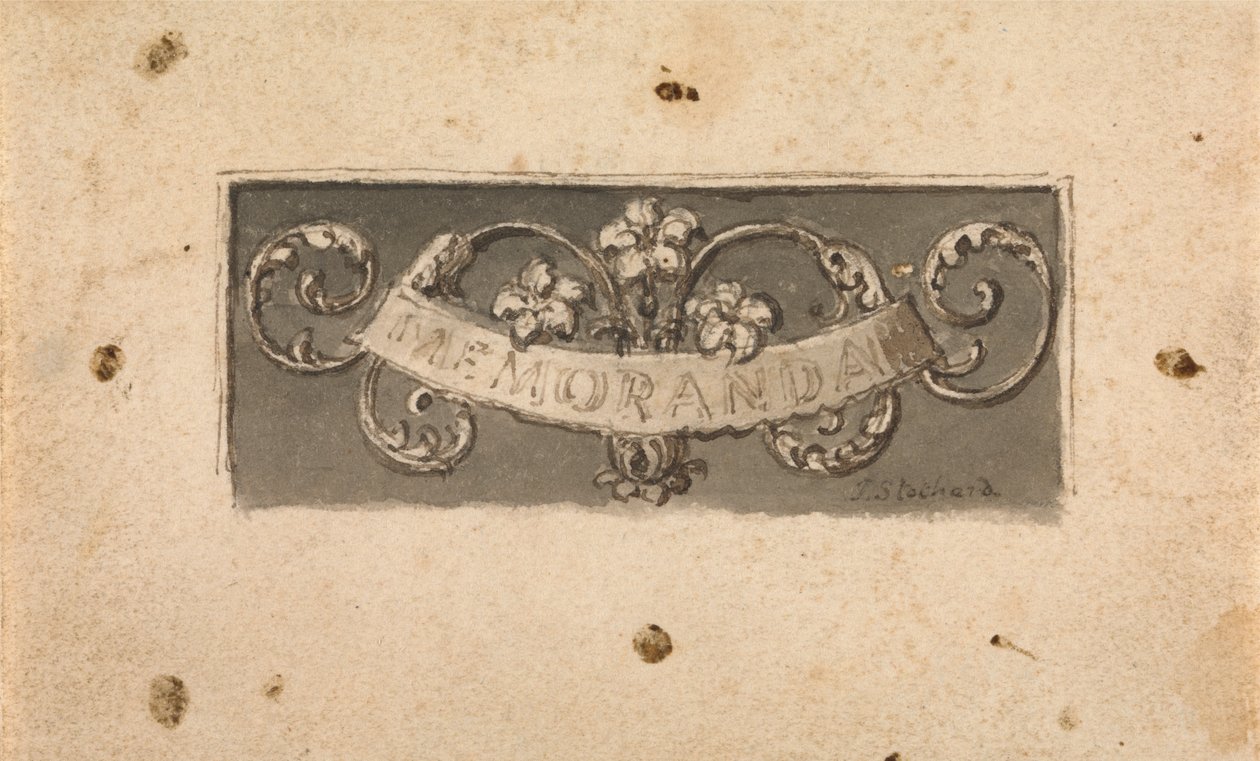 Memoranda by Thomas Stothard