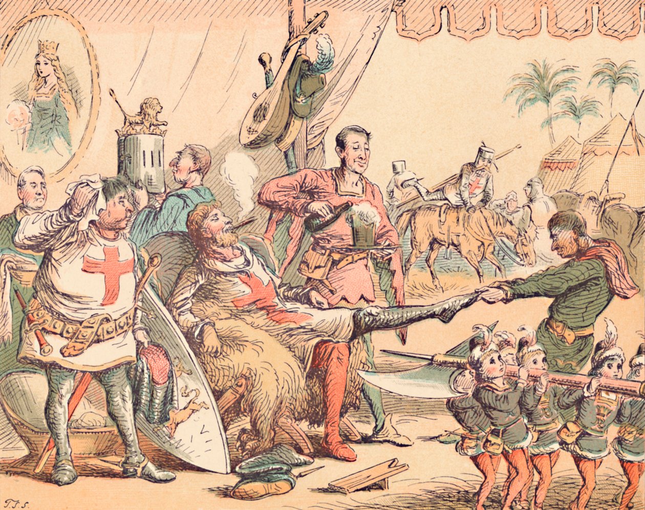 King Richard I in Palestine by Thomas Strong Seccombe