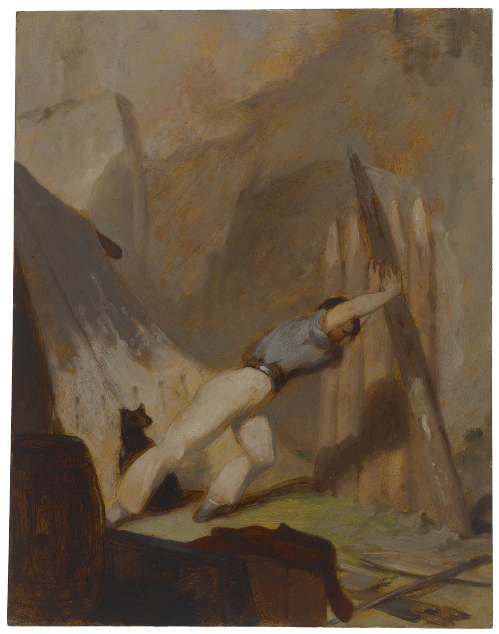 Building a Shelter by Thomas Sully